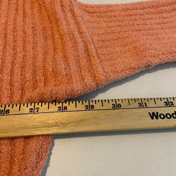 Barefoot Dreams Women S CozyChic Lite Ribbed Shrug Cardigan Sweater Coral Pink - Picture 7 of 9